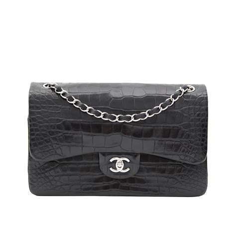 chanel crocodile skin handbag|crocodile chanel purses.